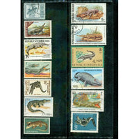 All Different Crocodiles , 13 stamps