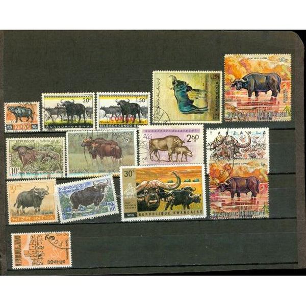 All Different Animals , 14 stamps - All Different Animals , 14 stamps