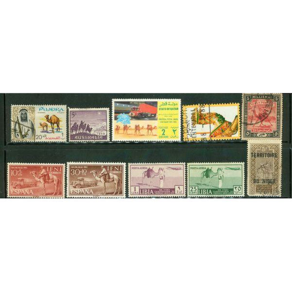 All Different Camels , 10 stamps - All Different Camels , 10 stamps