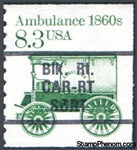 United States of America 1986 Ambulance 1860s 18 mm, precancelled,