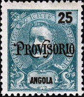 Angola 1902 Definitives - Overprinted " PROVISORIO"-Stamps-Angola-StampPhenom