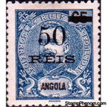 Angola 1905 Definitives - King Carlos I - Surcharged-Stamps-Angola-StampPhenom
