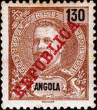 Angola 1911 Definitives - Overprinted " REPUBLICA"-Stamps-Angola-StampPhenom