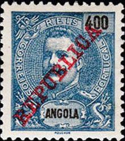 Angola 1911 Definitives - Overprinted " REPUBLICA"-Stamps-Angola-StampPhenom