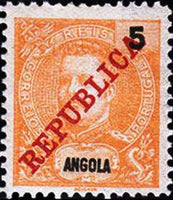 Angola 1911 Definitives - Overprinted " REPUBLICA"-Stamps-Angola-StampPhenom