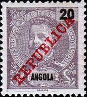 Angola 1911 Definitives - Overprinted " REPUBLICA"-Stamps-Angola-StampPhenom