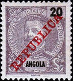 Angola 1911 Definitives - Overprinted " REPUBLICA"-Stamps-Angola-StampPhenom