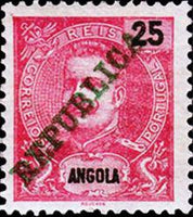 Angola 1911 Definitives - Overprinted " REPUBLICA"-Stamps-Angola-StampPhenom