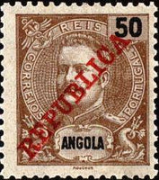 Angola 1911 Definitives - Overprinted " REPUBLICA"-Stamps-Angola-StampPhenom