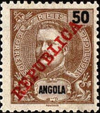 Angola 1911 Definitives - Overprinted " REPUBLICA"-Stamps-Angola-StampPhenom