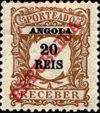 Angola 1911 Postage Dues - REPUBLICA-Stamps-Angola-StampPhenom