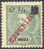 Angola 1912 Definitives - Overprinted and Surcharges-Stamps-Angola-StampPhenom