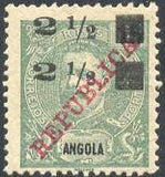 Angola 1912 Definitives - Overprinted and Surcharges-Stamps-Angola-StampPhenom