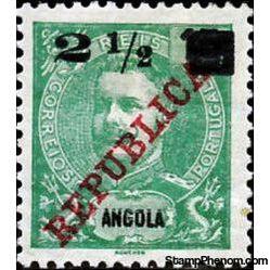 Angola 1912 Definitives - Overprinted and Surcharges-Stamps-Angola-StampPhenom