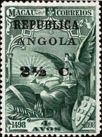 Angola 1913 Definitives - Vasco da Gama - Surcharges-Stamps-Angola-StampPhenom