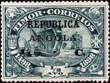 Angola 1913 Definitives - Vasco da Gama - Surcharges-Stamps-Angola-StampPhenom