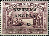 Angola 1913 Definitives - Vasco da Gama - Surcharges-Stamps-Angola-StampPhenom