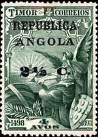 Angola 1913 Definitives - Vasco da Gama - Surcharges-Stamps-Angola-StampPhenom