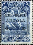 Angola 1913 Definitives - Vasco da Gama - Surcharges-Stamps-Angola-StampPhenom