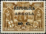 Angola 1913 Definitives - Vasco da Gama - Surcharges-Stamps-Angola-StampPhenom