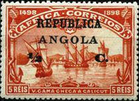 Angola 1913 Definitives - Vasco da Gama - Surcharges-Stamps-Angola-StampPhenom