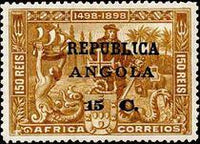 Angola 1913 Definitives - Vasco da Gama - Surcharges-Stamps-Angola-StampPhenom