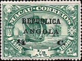 Angola 1913 Definitives - Vasco da Gama - Surcharges-Stamps-Angola-StampPhenom