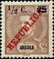 Angola 1919-1921 Definitives - Overprinted with New Currency-Stamps-Angola-StampPhenom