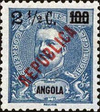 Angola 1919-1921 Definitives - Overprinted with New Currency-Stamps-Angola-StampPhenom