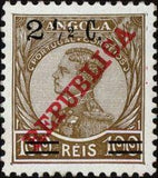 Angola 1919-1921 Definitives - Overprinted with New Currency-Stamps-Angola-StampPhenom