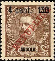 Angola 1919-1921 Definitives - Overprinted with New Currency-Stamps-Angola-StampPhenom