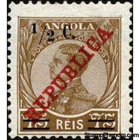 Angola 1919-1921 Definitives - Overprinted with New Currency-Stamps-Angola-StampPhenom