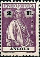 Angola 1922-1926 Definitives - Ceres - New Values-Stamps-Angola-StampPhenom