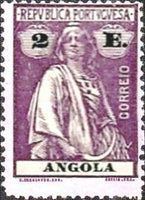 Angola 1922-1926 Definitives - Ceres - New Values-Stamps-Angola-StampPhenom