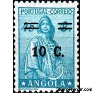 Angola 1934 Definitives - Ceres - New Type - Surcharged-Stamps-Angola-StampPhenom