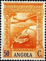 Angola 1938 Airmail - Portuguese Colonial Empire-Stamps-Angola-StampPhenom