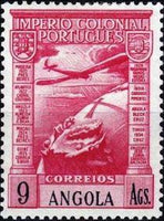 Angola 1938 Airmail - Portuguese Colonial Empire-Stamps-Angola-StampPhenom