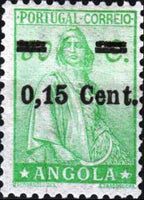 Angola 1938 Definitives - Ceres - New Type - Surcharged-Stamps-Angola-StampPhenom