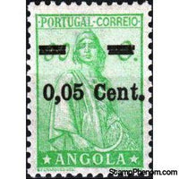 Angola 1938 Definitives - Ceres - New Type - Surcharged-Stamps-Angola-StampPhenom