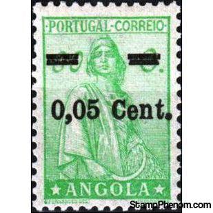 Angola 1938 Definitives - Ceres - New Type - Surcharged-Stamps-Angola-StampPhenom