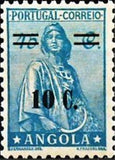 Angola 1941-1945 Definitives - Ceres - New Type - Surcharged-Stamps-Angola-StampPhenom