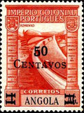 Angola 1945 Portuguese Colonial Empire - Surcharges-Stamps-Angola-StampPhenom