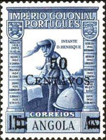 Angola 1945 Portuguese Colonial Empire - Surcharges-Stamps-Angola-StampPhenom
