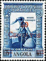 Angola 1945 Portuguese Colonial Empire - Surcharges-Stamps-Angola-StampPhenom