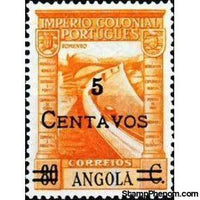 Angola 1945 Portuguese Colonial Empire - Surcharges-Stamps-Angola-StampPhenom