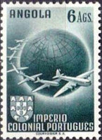 Angola 1949 Airmail - Aeroplanes-Stamps-Angola-StampPhenom