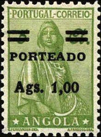 Angola 1949 Postage Dues - Surcharged-Stamps-Angola-StampPhenom