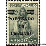 Angola 1949 Postage Dues - Surcharged-Stamps-Angola-StampPhenom