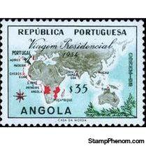 Angola 1954 Presidental Visit-Stamps-Angola-StampPhenom