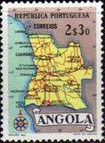 Angola 1955 Map of Angola-Stamps-Angola-StampPhenom